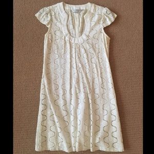 Trina Turk white eyelet dress